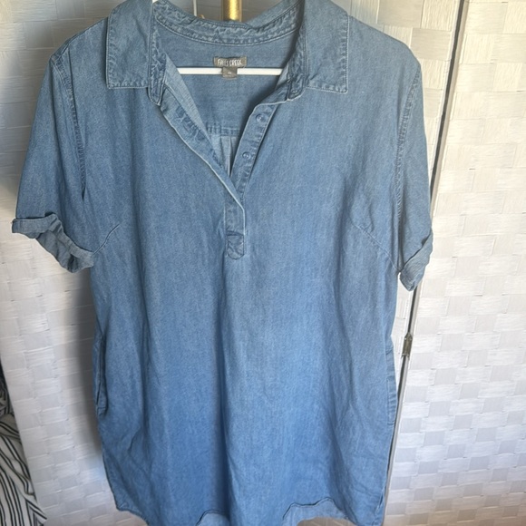 Falls Creek Denim Dress with Pockets - Picture 4 of 5